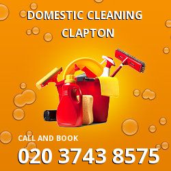 Clapton residential cleaning service E5